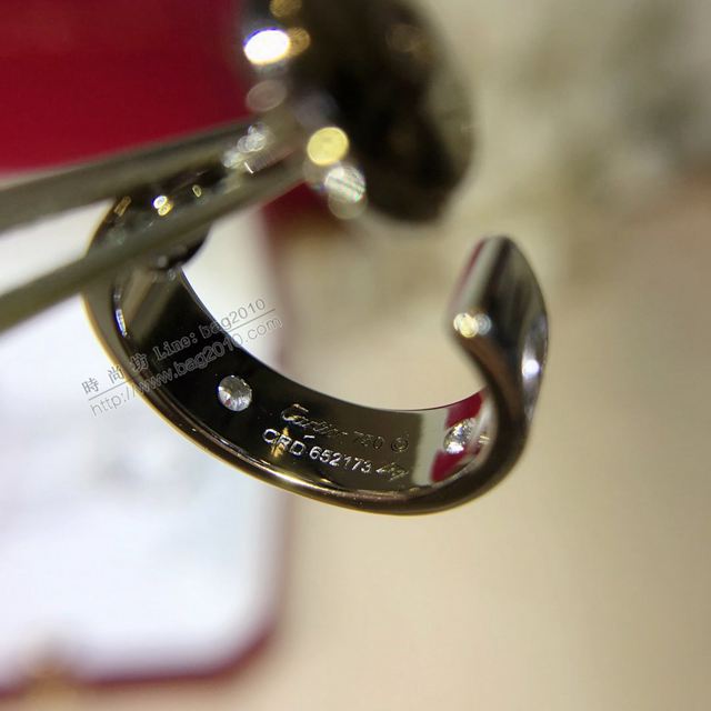Cartier首飾品 卡地亞love系列 光面螺絲印 單鑽耳環  zgk1324